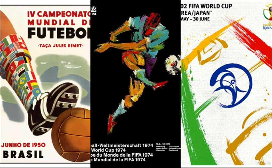 Estos son todos los pósters oficiales en la historia de la Copa del Mundo