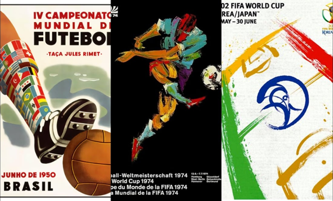 Estos son todos los pósters oficiales en la historia de la Copa del Mundo