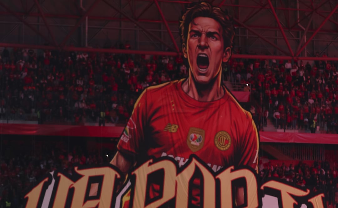 Tifo en honor a Marcel Ruiz, durante los Octavos de Final de la Copa de Campeones de la Concacaf - Foto: Imago7