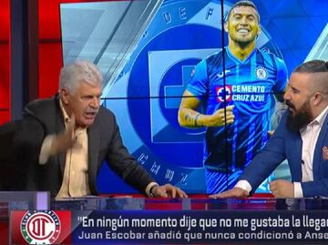 Álvaro Morales sacó de sus casillas al Tuca Ferretti en vivo: "No pongas esa cara de bruto"