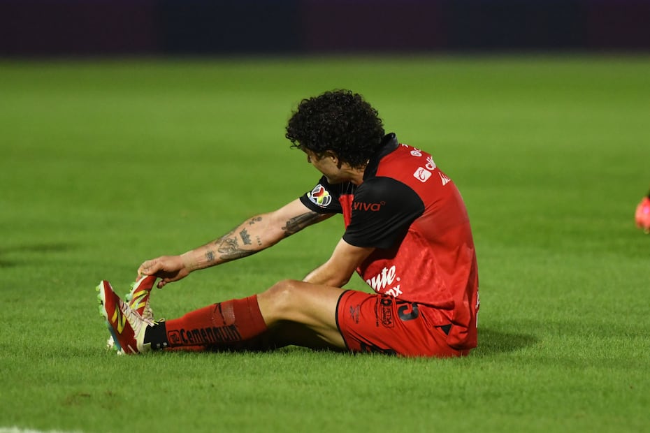 José Ignacio Rivero en lamento, durante la fase regular del torneo Apertura 2026 con los Xolos de Tijuana - Foto: Imago7