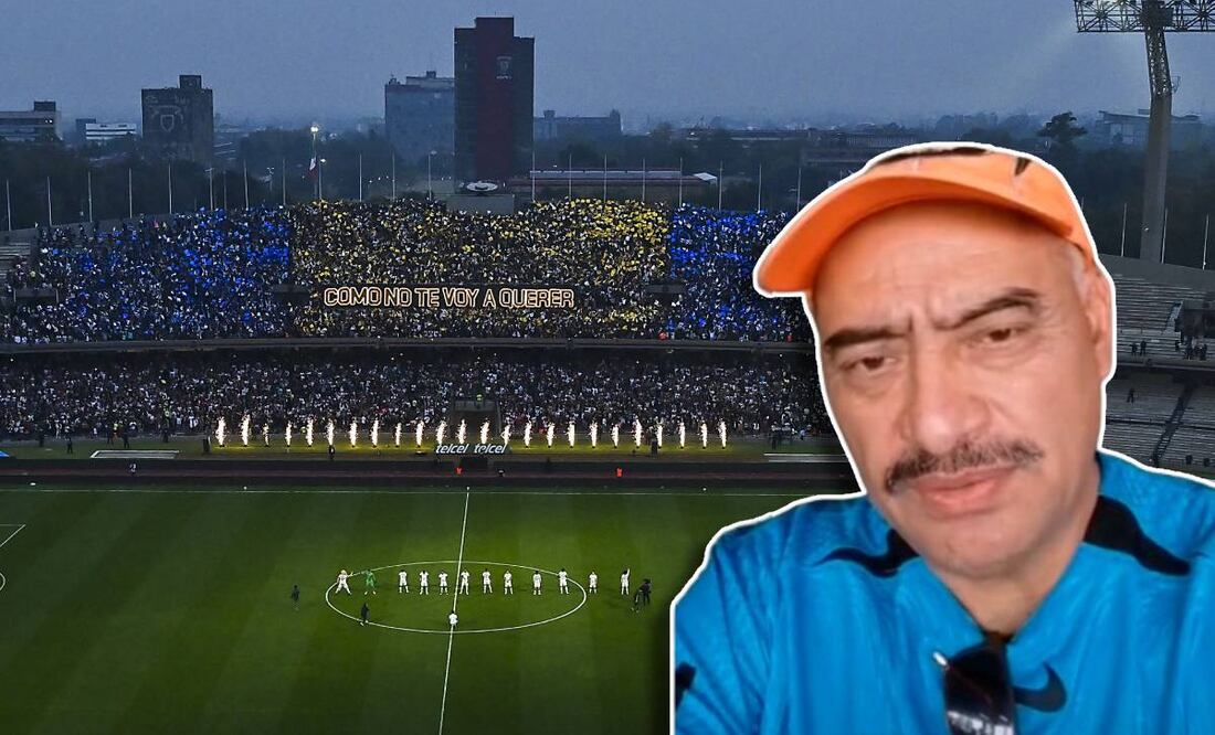 Don Beto es la sensación de las redes sociales por inventar la nueva porra de los Pumas. Foto: Especial