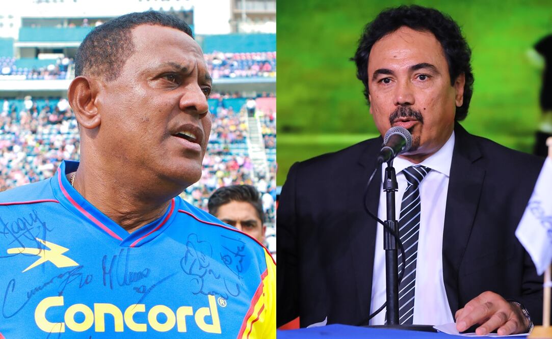 Antonio Carlos 'Negro' Santos enojado y Hugo Sánchez sorprendido / FOTOS: Imago7