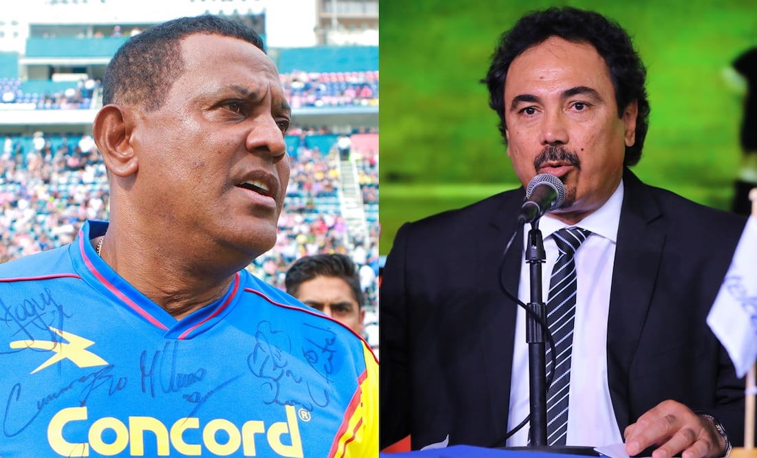 Antonio Carlos 'Negro' Santos enojado y Hugo Sánchez sorprendido / FOTOS: Imago7