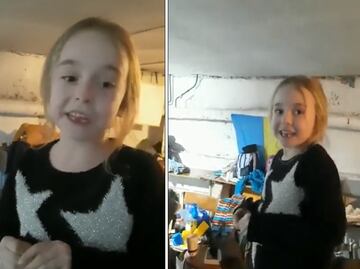Niña ucraniana canta “Let it go” en refugio antibombas y conmueve al mundo