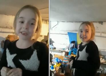 Niña ucraniana canta “Let it go” en refugio antibombas y conmueve al mundo