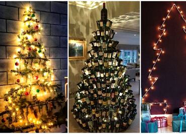 10 árboles de Navidad alternativos con una decoración muy original