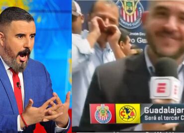 Un aficionado de las Chivas le mentó la madre a Álvaro Morales en plena transmisión de ESPN