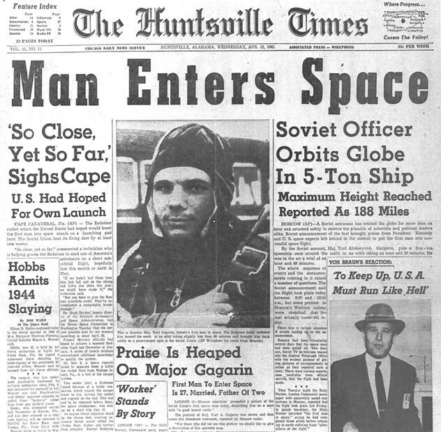 Yuri Gagarin: La vida, hazaña y muerte del primer hombre en viajar al espacio