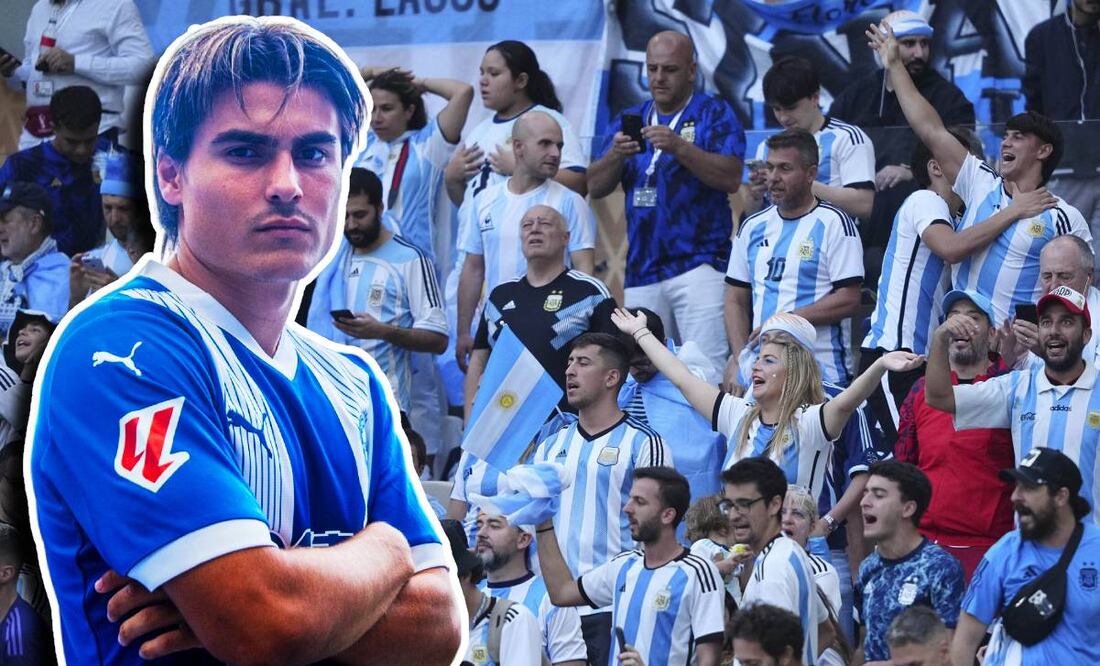 Luka Romero se ganó el desprecio de los argentinos por dejar abierta la posibilidad de jugar con México. Foto: Especial
