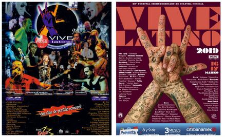 ¿Cuál fue tu favorito? 20 años del Vive Latino a través de sus carteles