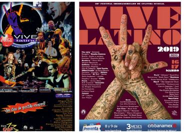 ¿Cuál fue tu favorito? 20 años del Vive Latino a través de sus carteles