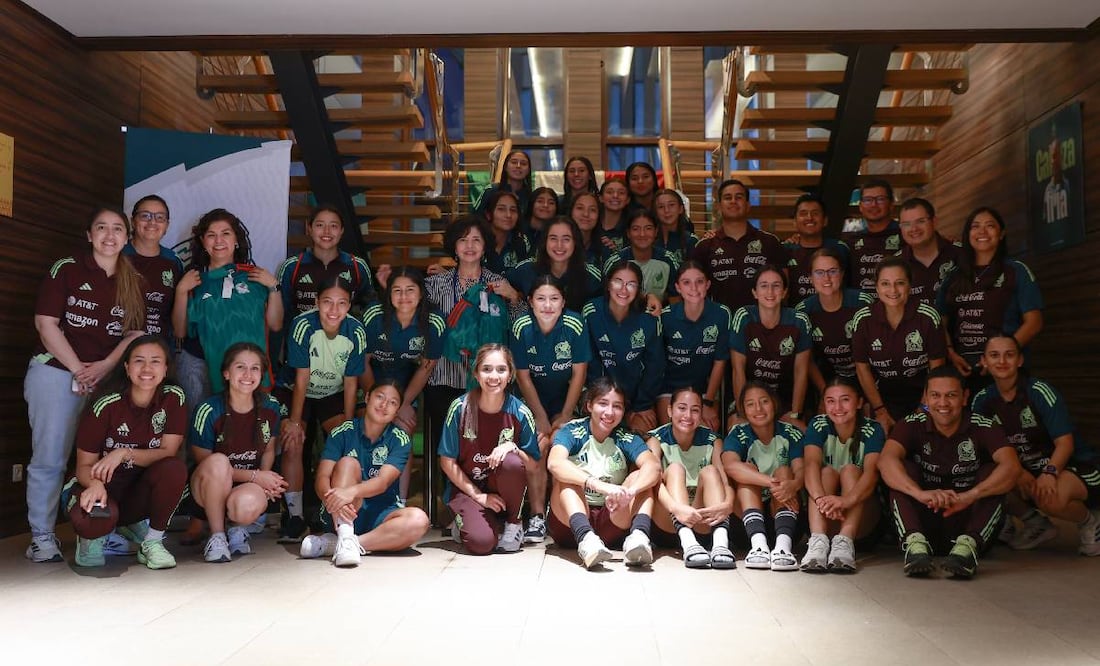 La Selección Nacional Sub-17 Femenil se alista para si duelo de Octavos de Final en el Mundial de la categoría. FOTO: @FMF