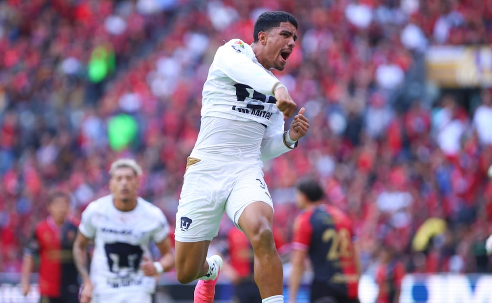 Ángel Azuaje celebrando su anotación ante Atlas / Foto: Imago7