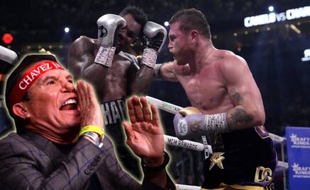 Así fue la reacción de Julio César tras el triunfo de Canelo Álvarez ante Jermell Charlo