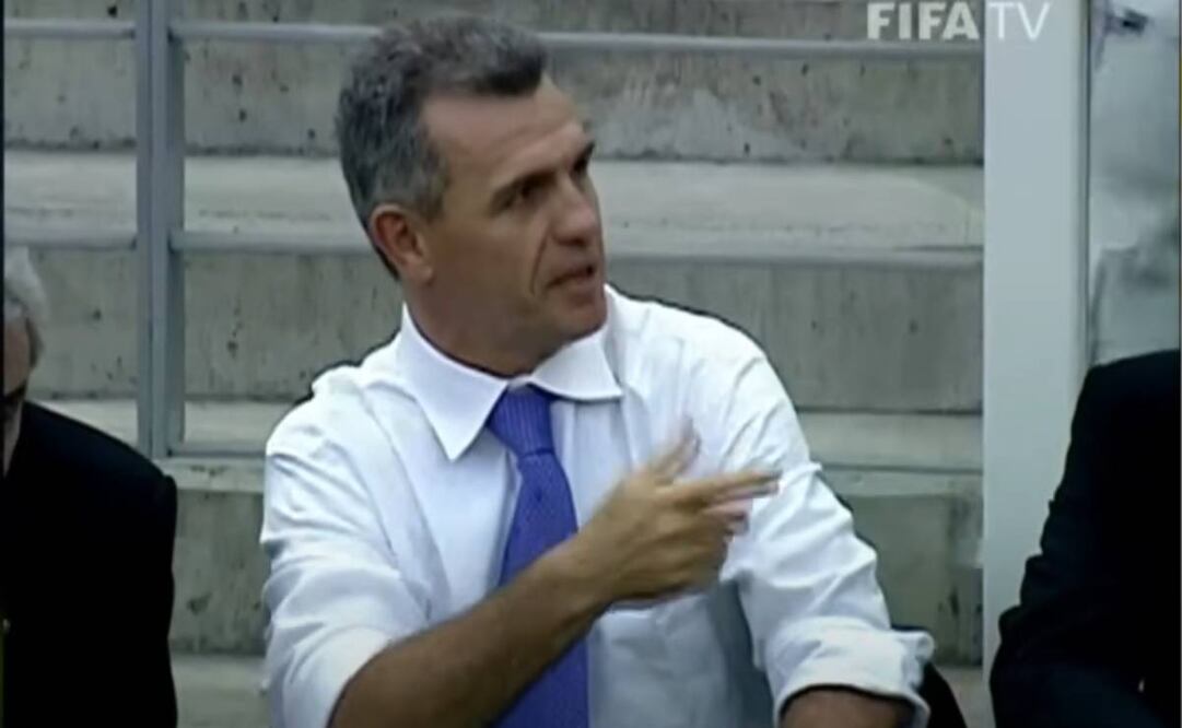 Javier Aguirre, en la eliminación de México en el Mundial de Corea-Japón 2002 ante Estados Unidos. Foto: Especial