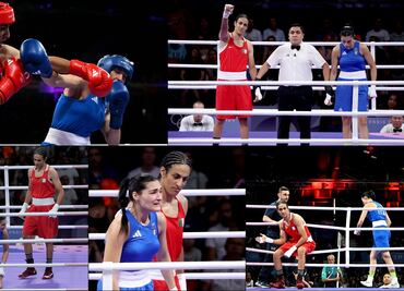 Boxeadora, cuyo género causa polémica y en París compite en la rama femenil, destroza a su rival