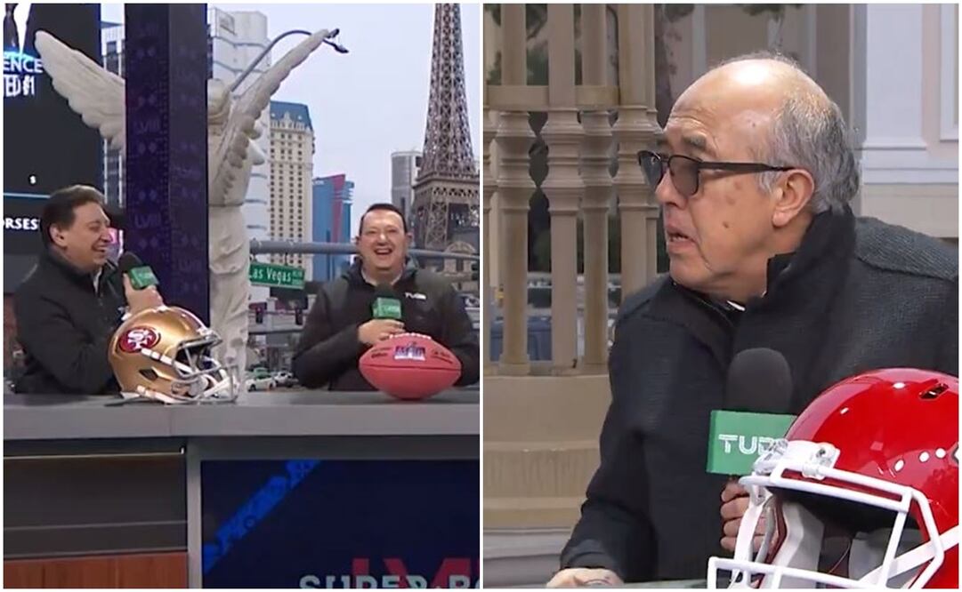 Enrique Burak, Toño de Valdés y Pepe Segarra durante un programa en TUDN