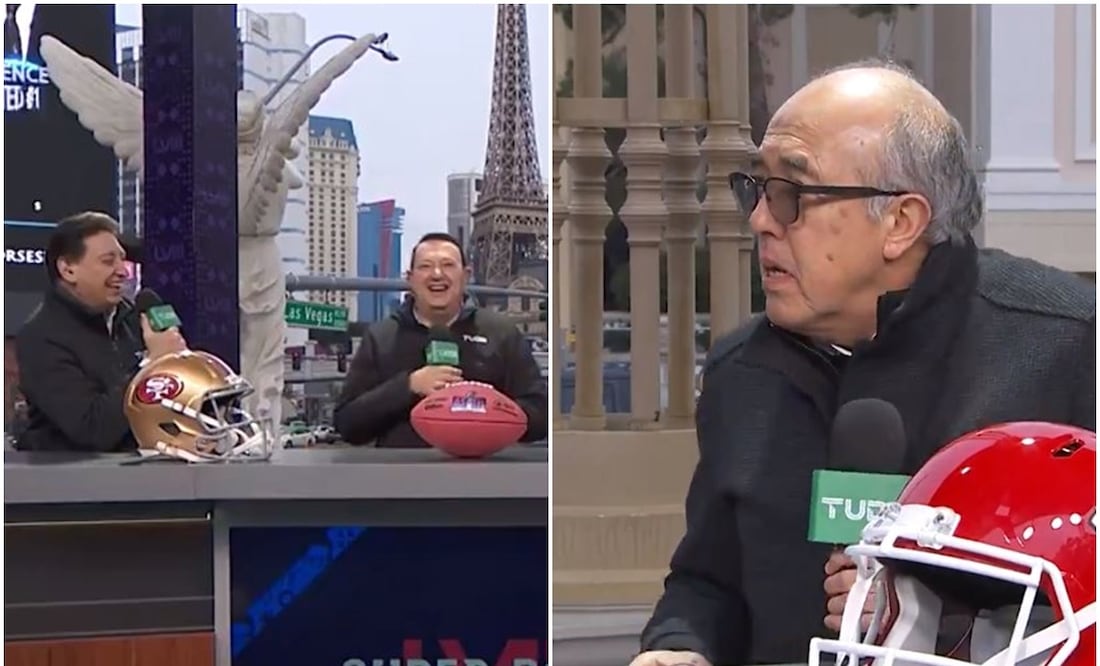 Enrique Burak, Toño de Valdés y Pepe Segarra durante un programa en TUDN