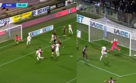 Memo Ochoa tuvo dos espectaculares atajadas, pero aún así perdió la Salernitana