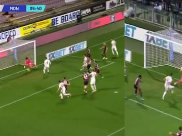 Memo Ochoa tuvo dos espectaculares atajadas, pero aún así perdió la Salernitana