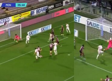 Memo Ochoa tuvo dos espectaculares atajadas, pero aún así perdió la Salernitana