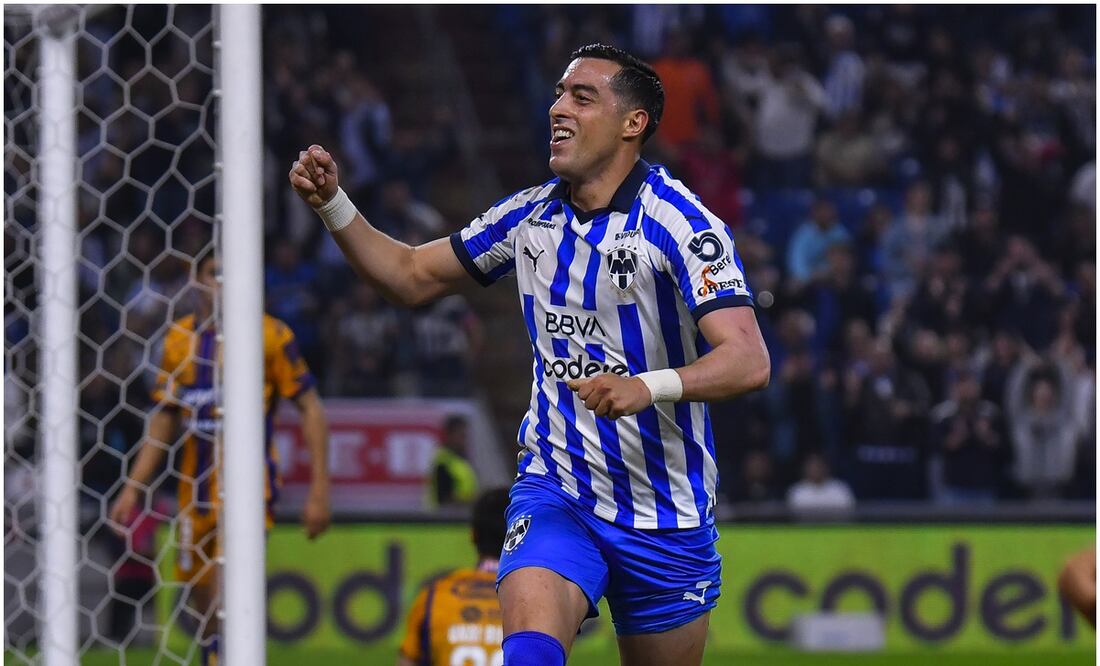 Rogelio Funes Mori celebrando con Rayados - Imago7