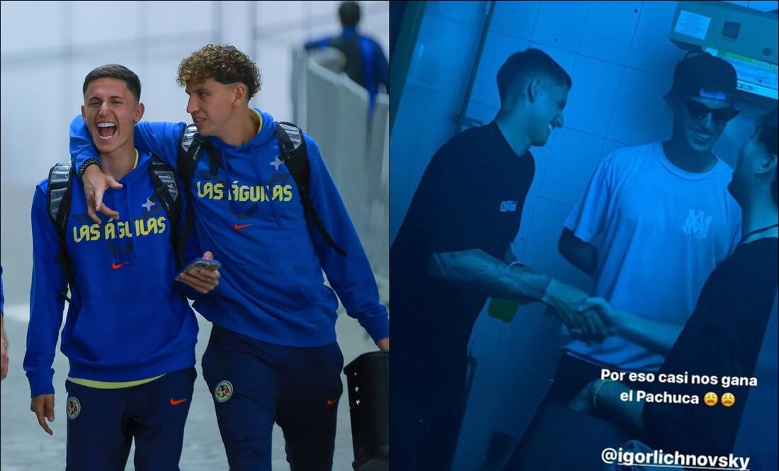 Brian Rodríguez e Igor Lichnovsky se habrían ido de fiesta. FOTOS: Imago7 / Captura