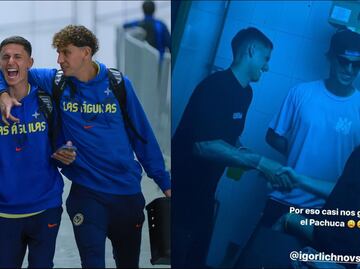 Igor Lichnovsky y Brian Rodríguez se habrían ido de fiesta tras el pase de las Águilas a Semifinales