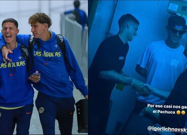 Igor Lichnovsky y Brian Rodríguez se habrían ido de fiesta tras el pase de las Águilas a Semifinales