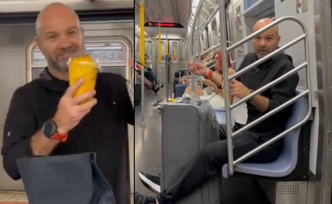 Luis García comentó que nadie le iba a quitar el gusto por comerse unos mangos.  Foto: Especial,