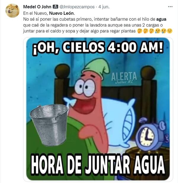 ¡No hay agua en Nuevo León! Estos 10 memes representan el enojo de la población