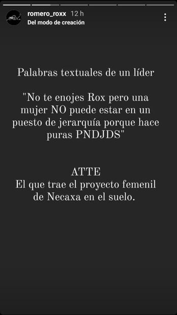 La auxiliar técnico de las Centellas hizo su denuncia en redes sociales. Foto: Especial
