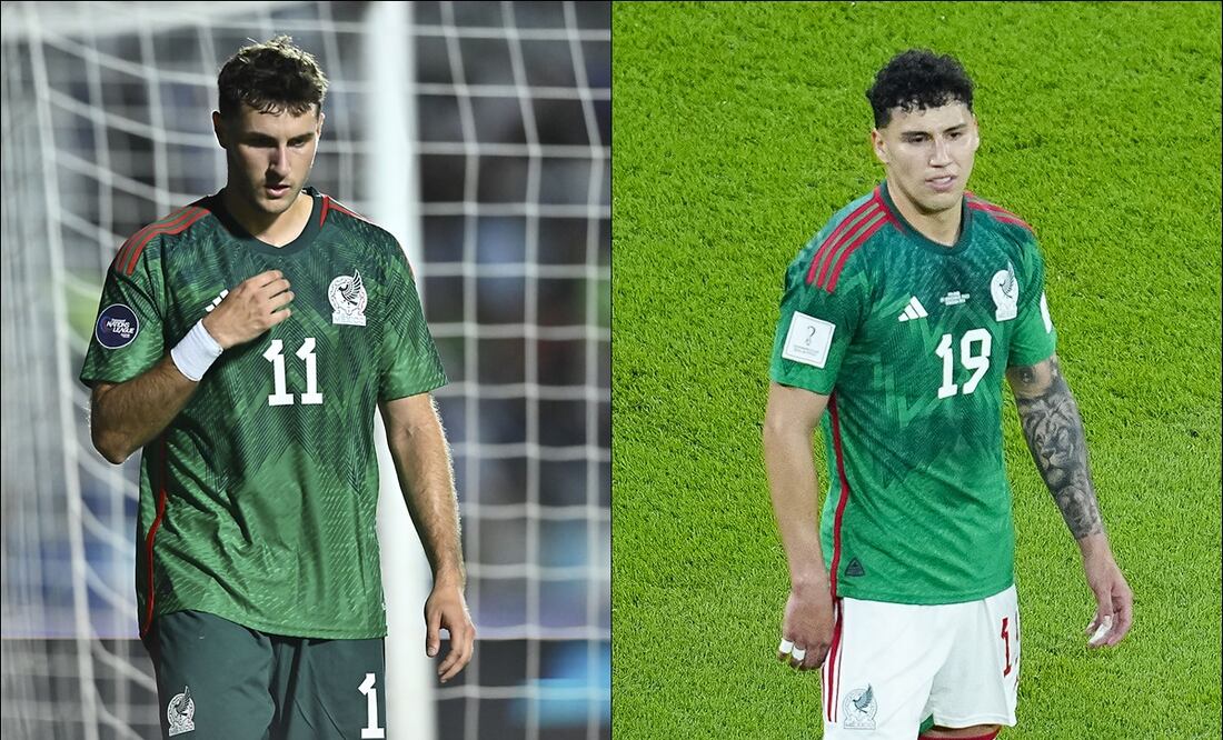 Santiago Giménez y Jorge Sánchez saldrían del XI titular de la Selección Mexicana y podría ser por falta de paciencia / FOTO: ESPECIAL