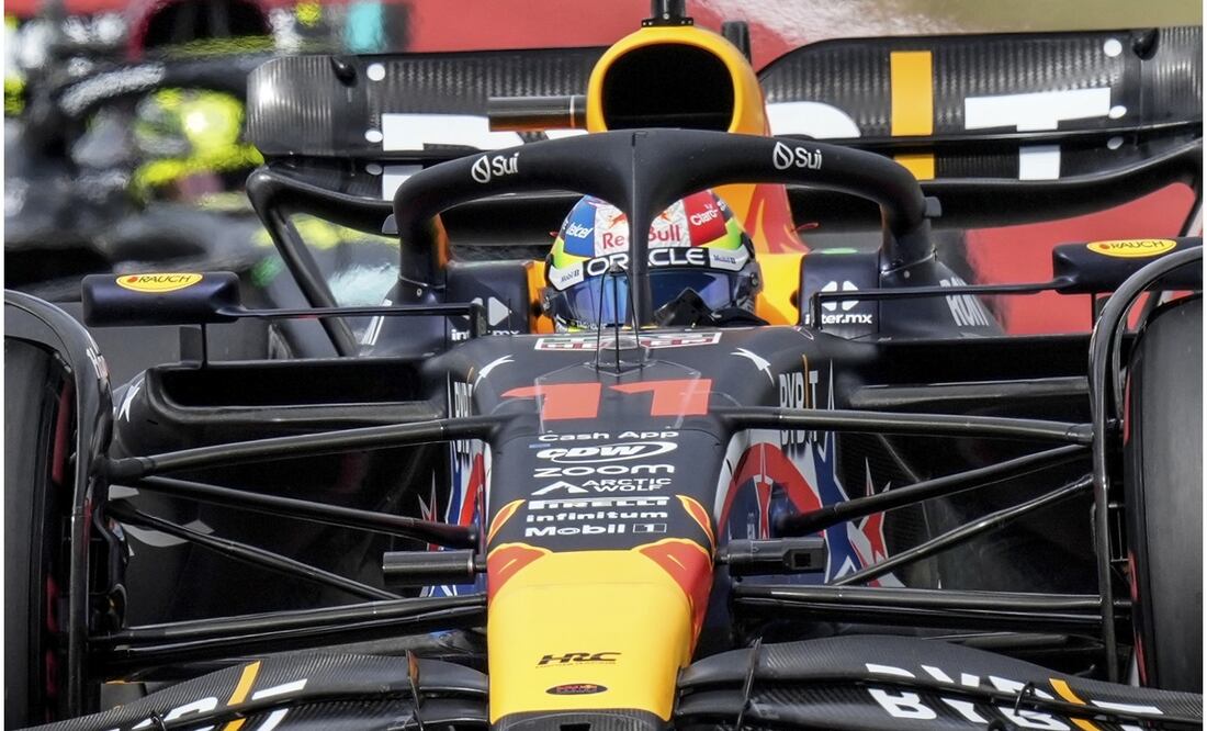 Checo Pérez terminó quinto en la Sprint del GP de Austin - AP