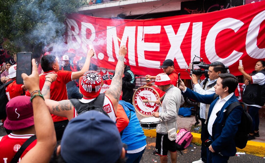Afición de Toluca previo a la Final vs América Foto: Imago7