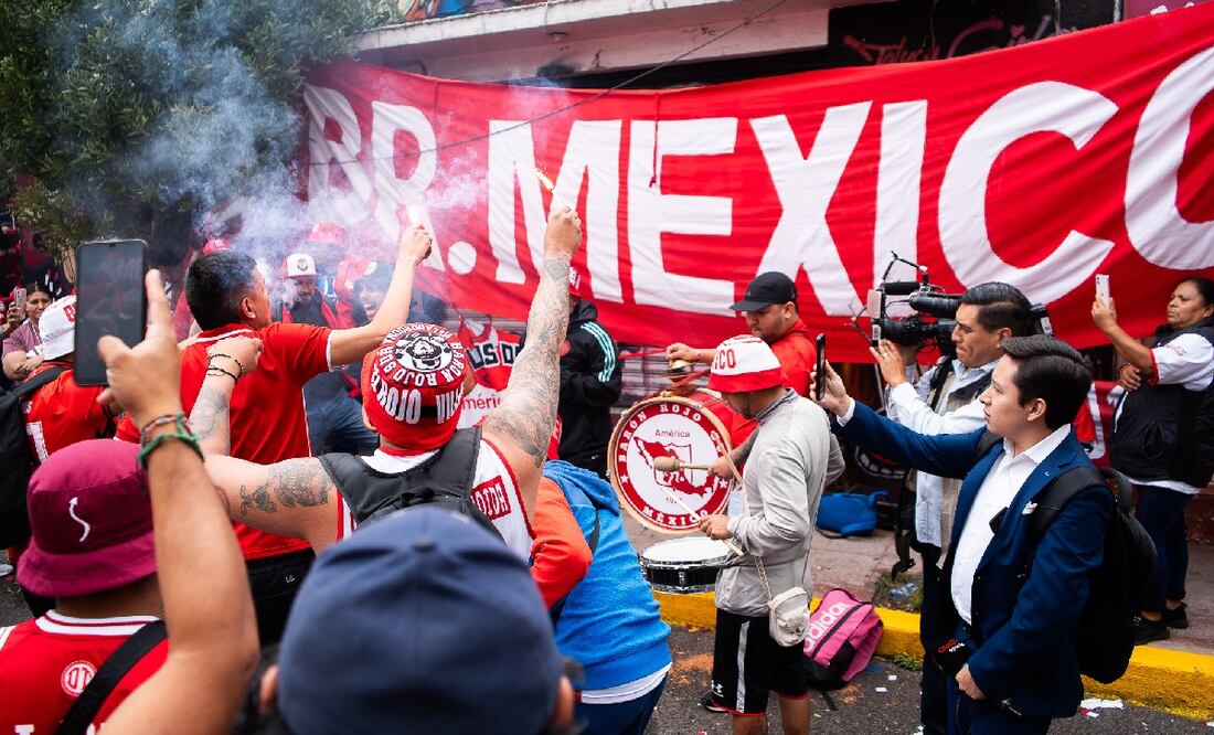 Afición de Toluca previo a la Final vs América Foto: Imago7