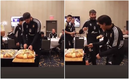 VIDEO: ¡Se estaba haciendo...! Gignac se sacó el niño en la Rosca de Reyes aunque fingió