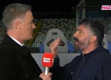 Gennaro Gattuso protagoniza fuerte discusión con comentarista en vivo tras derrota en Croacia