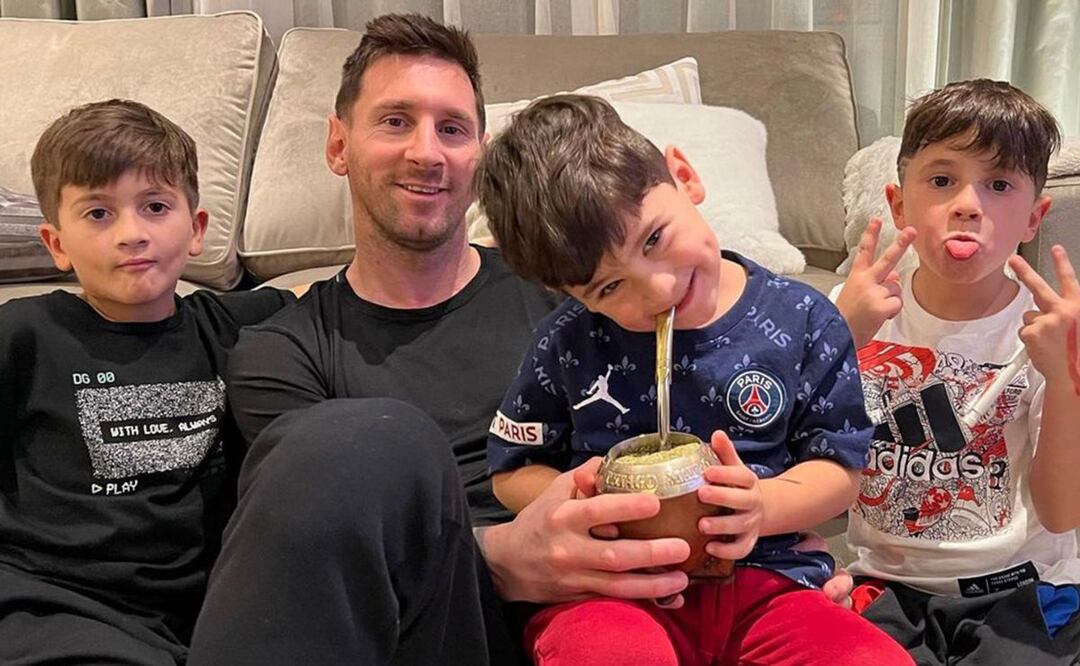 Lionel Messi aprovecha su descanso futbolístico para pasar tiempo de calidad con su familia. Fuente: Instagram @antonelaroccuzzo
