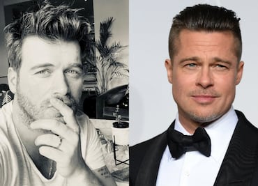 Él es el actor y modelo turco que es “idéntico” a Brad Pitt