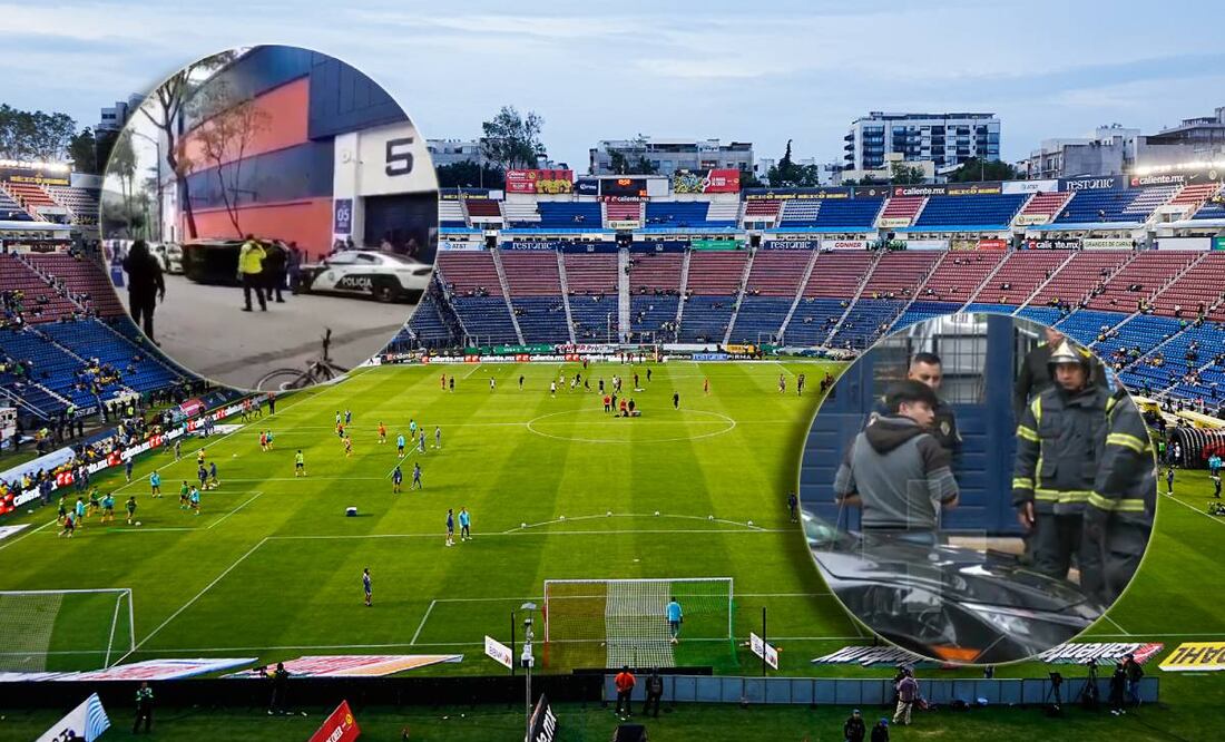 Fuerte accidente se registró en las afueras del Estadio Ciudad de los Deportes. FOTO: Imago7 / Especial