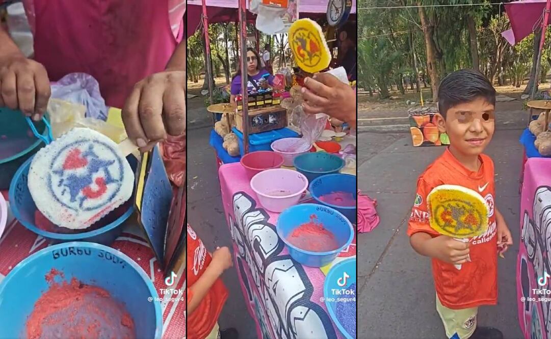 Las jicaletas con el diseño del escudo del América se hicieron tendencia en redes sociales. Foto: Especial