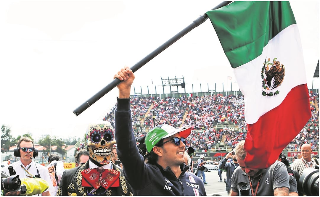 Checo Pérez en el GP De México en 2015 / FOTO: Interna El Universal