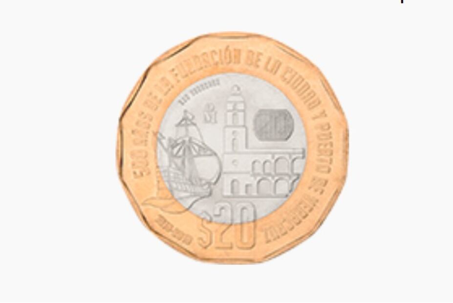 Monedas de 20 pesos valiosas. ¿De qué material están hechas?