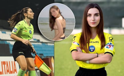 Árbitra del futbol italiano revienta las redes sociales con su carisma ¡Conócela!