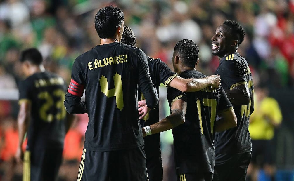 México en festejo de gol, durante un partido amistoso, previo a la Copa Oro - Foto: Imago7