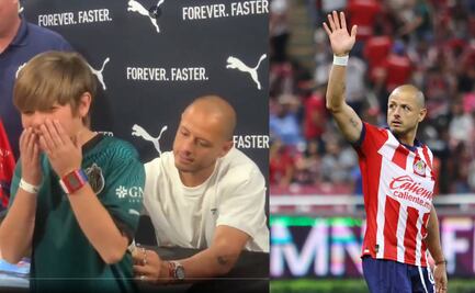 Aficionado de Chivas rompe en llanto cuando conoció al Chicharito Hernández