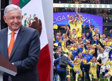 Andrés Manuel López Obrador felicitó al América por su título: "Jugaron muy bien"