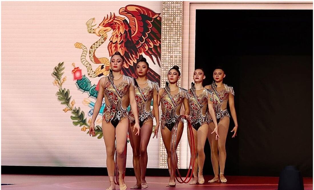 Selección Mexicana de Gimnasia Rítmica / FOTO: Instagram @kimberly_salazar_lopez